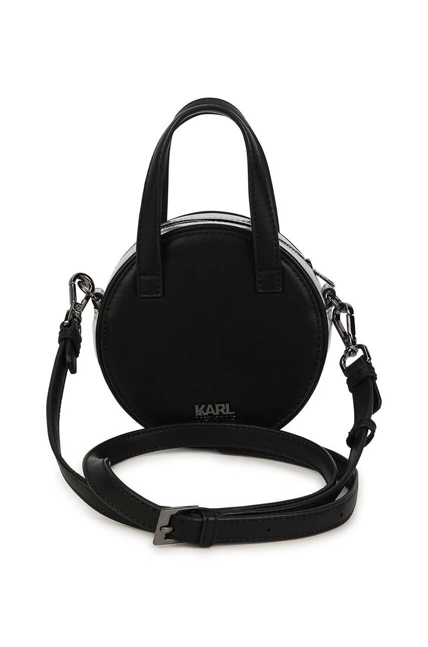 Karl Lagerfeld poseta fete culoarea negru - Pled.ro