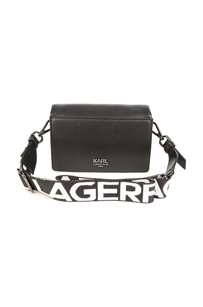 Karl Lagerfeld poseta fete culoarea negru - Pled.ro