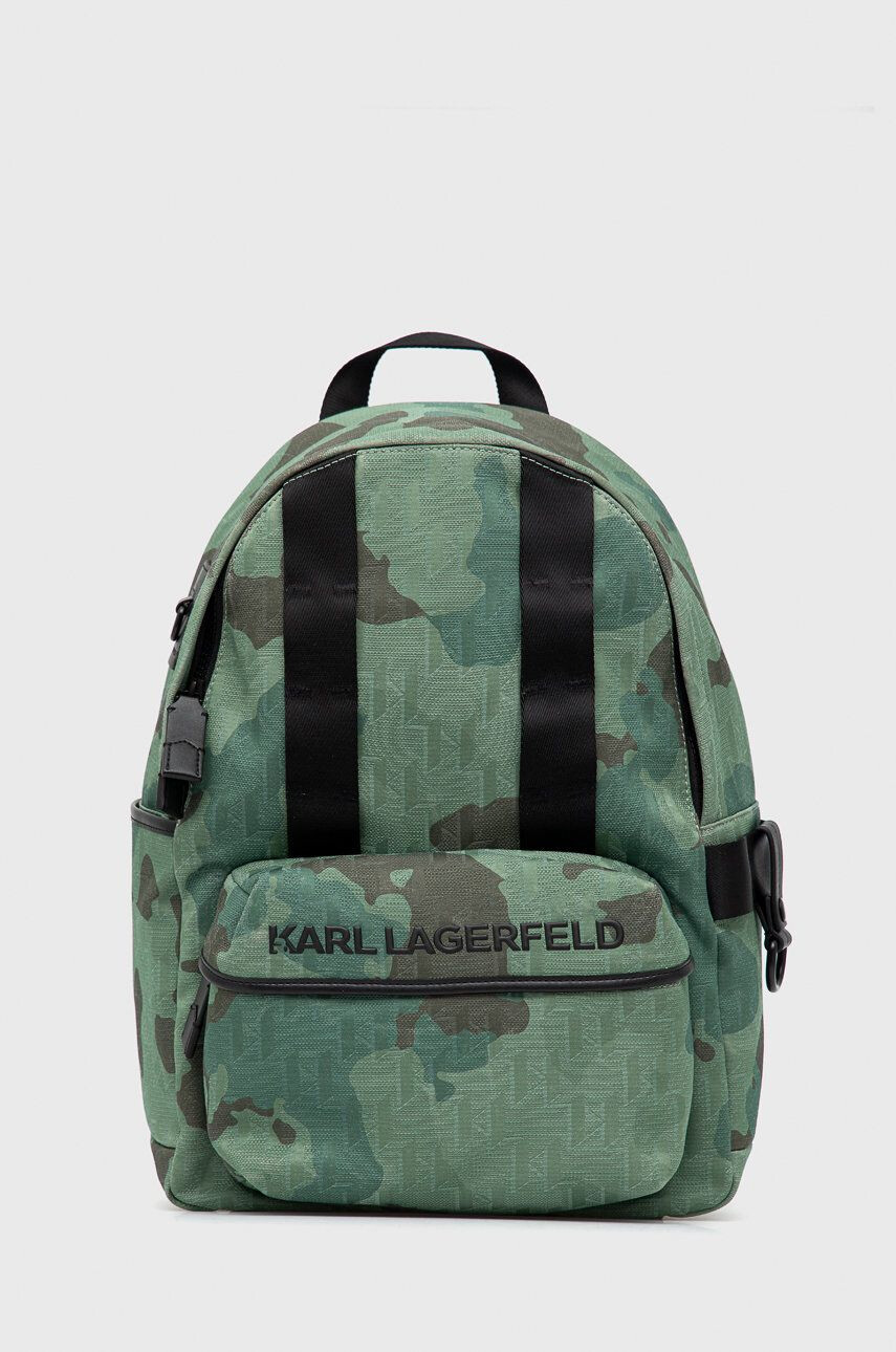 Karl Lagerfeld rucsac barbati culoarea verde mare modelator - Pled.ro