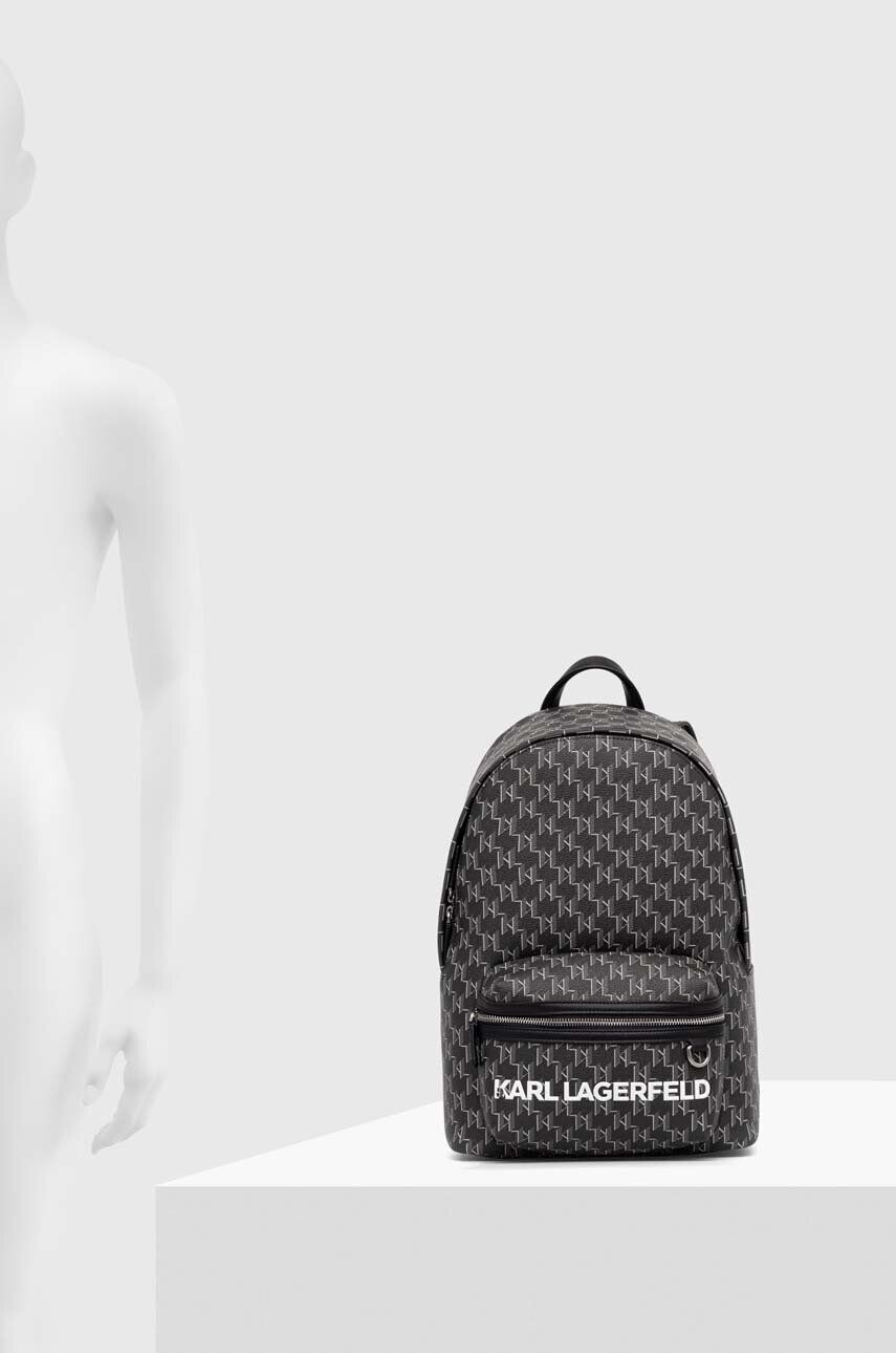 Karl Lagerfeld rucsac barbati culoarea negru mare neted - Pled.ro