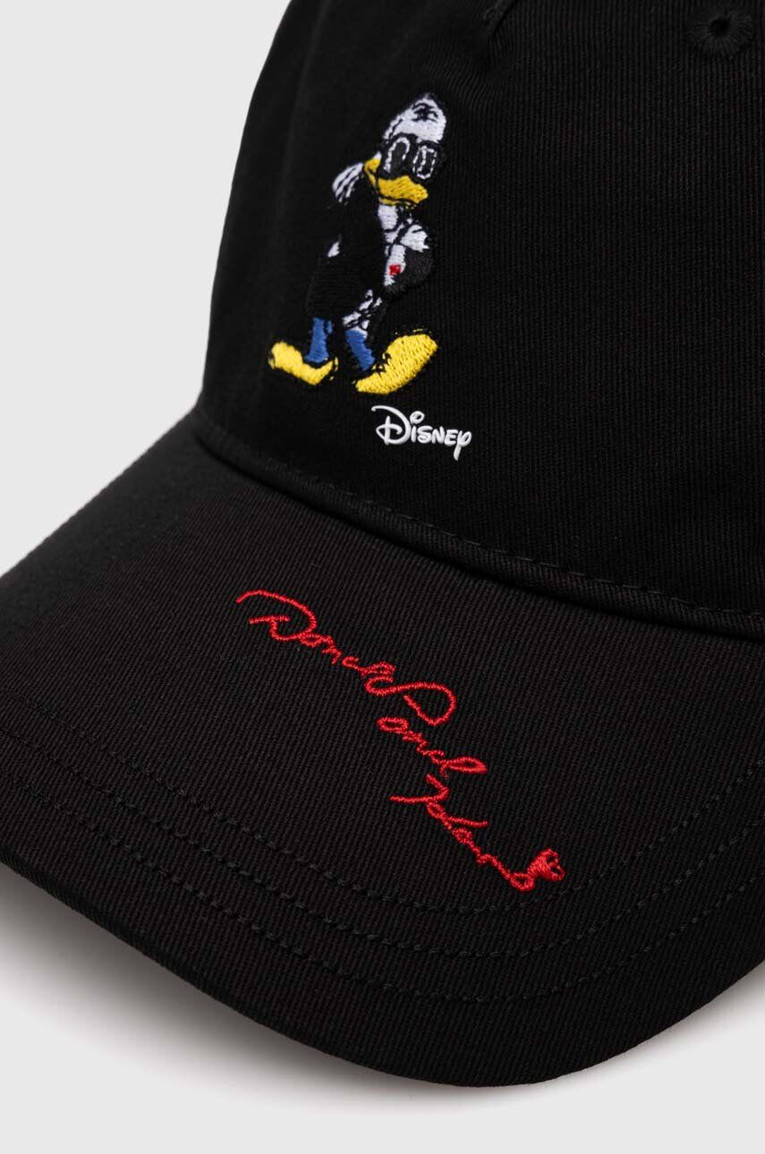 Karl Lagerfeld șapcă de baseball din bumbac x Disney culoarea negru cu imprimeu - Pled.ro