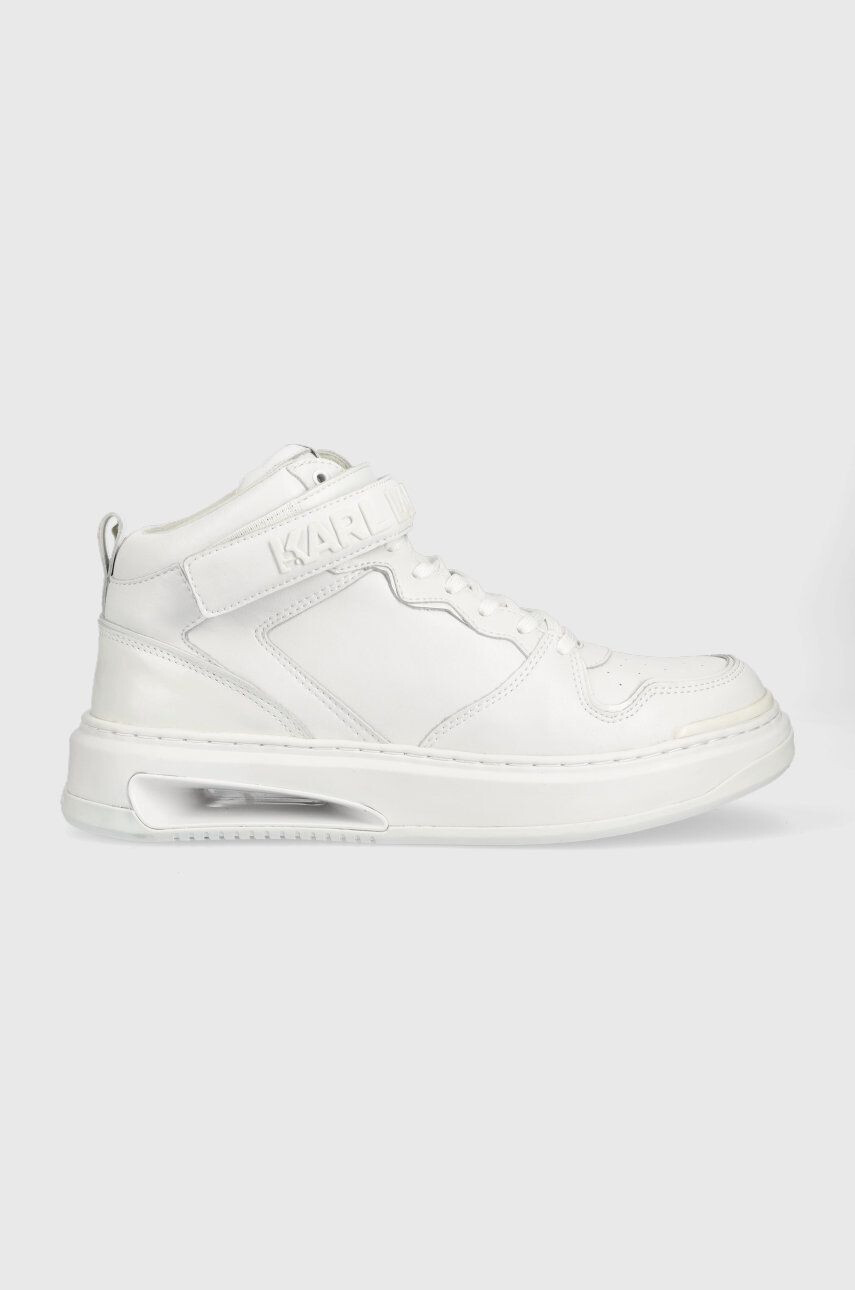 Karl Lagerfeld sneakers din piele Elektro culoarea alb - Pled.ro