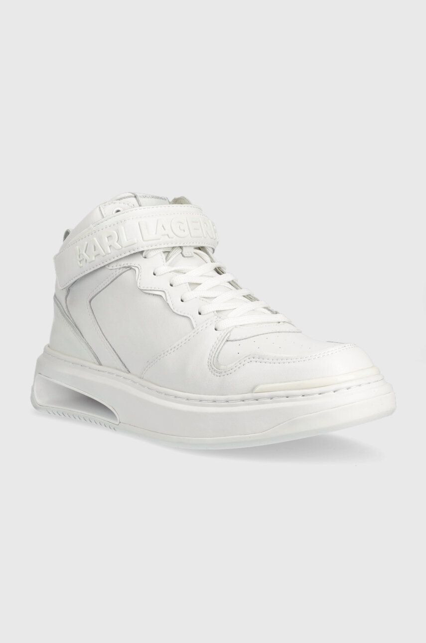 Karl Lagerfeld sneakers din piele Elektro culoarea alb - Pled.ro