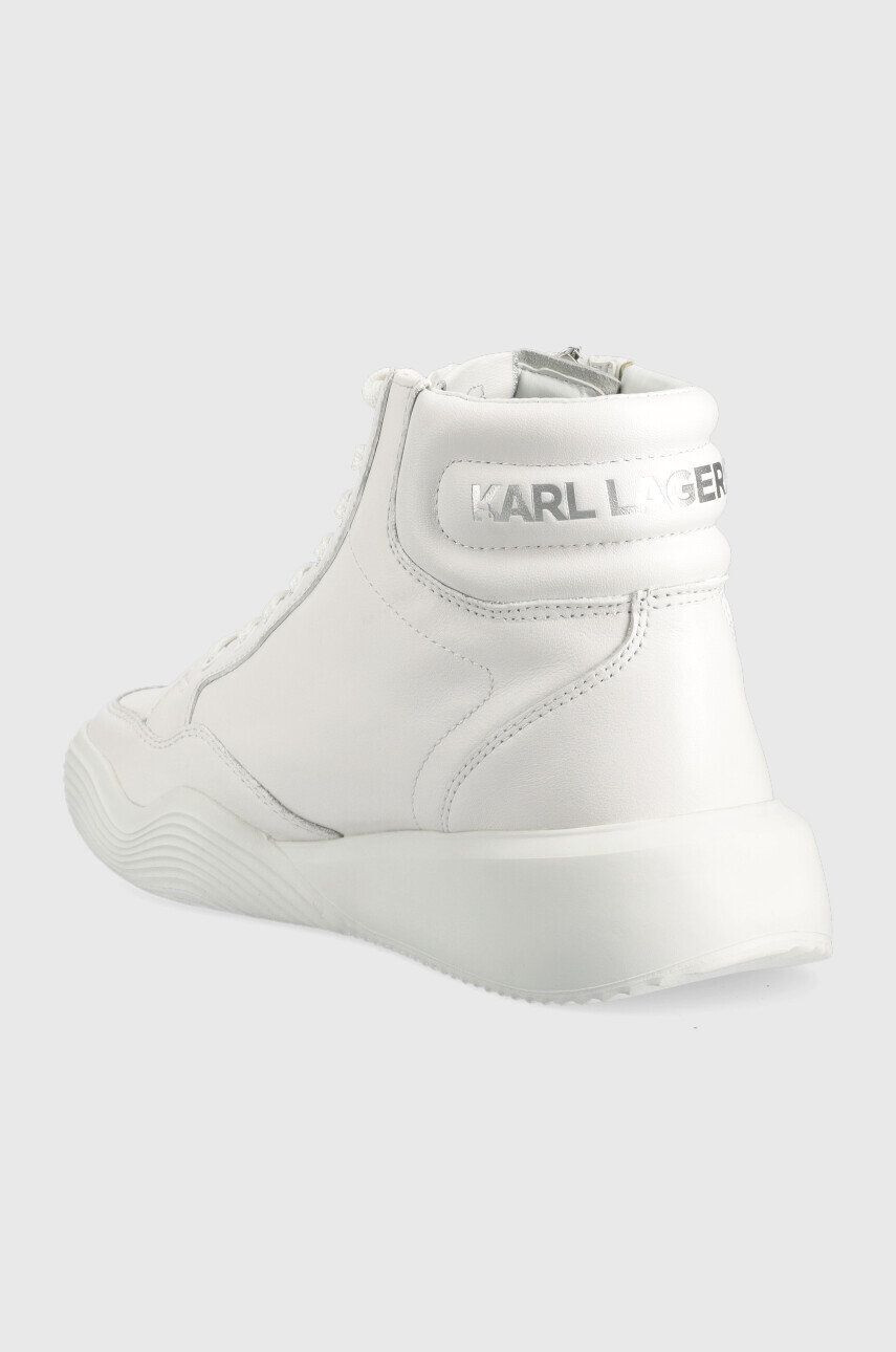 Karl Lagerfeld sneakers din piele Kapri Run culoarea alb - Pled.ro