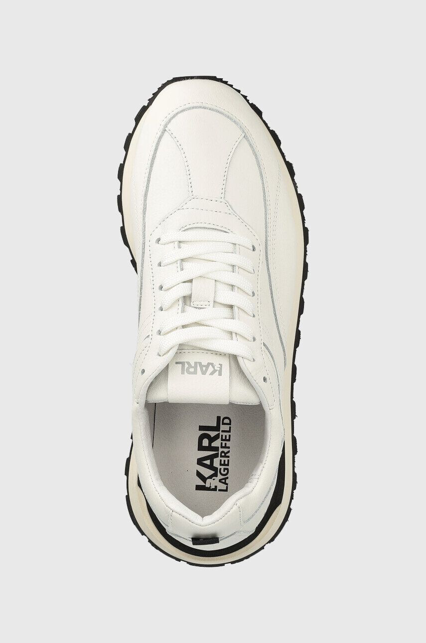 Karl Lagerfeld sneakers din piele Depot culoarea alb - Pled.ro