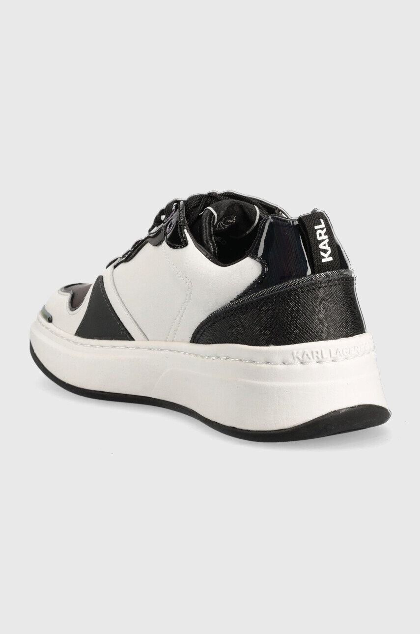 Karl Lagerfeld sneakers din piele Elektra Ii Lo culoarea alb - Pled.ro