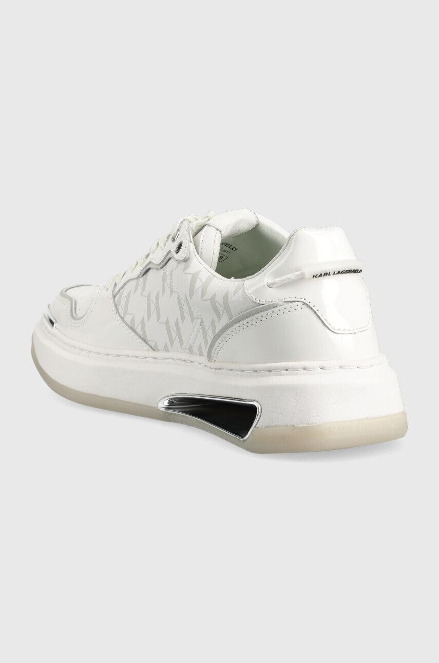 Karl Lagerfeld sneakers din piele Elektro culoarea alb - Pled.ro