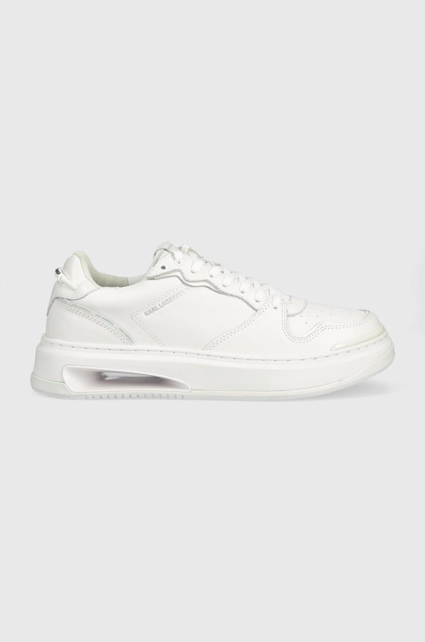 Karl Lagerfeld sneakers din piele Elektro culoarea alb - Pled.ro