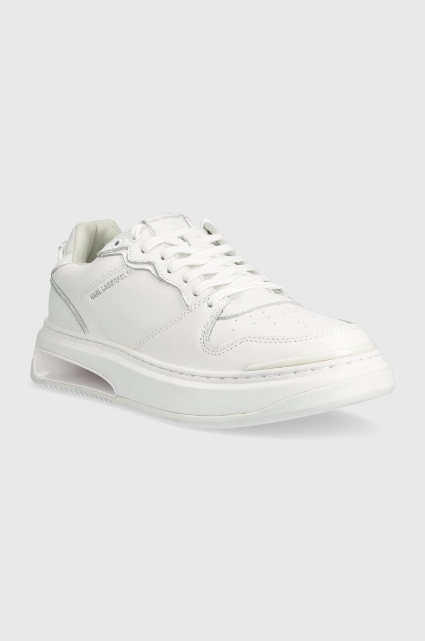 Karl Lagerfeld sneakers din piele Elektro culoarea alb - Pled.ro