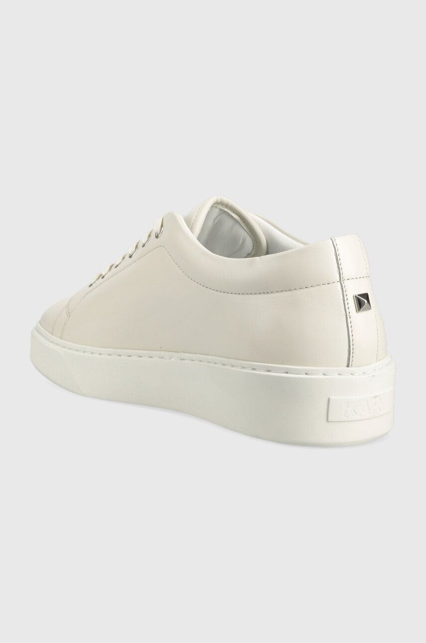 Karl Lagerfeld sneakers din piele FLINT culoarea alb KL53320 - Pled.ro