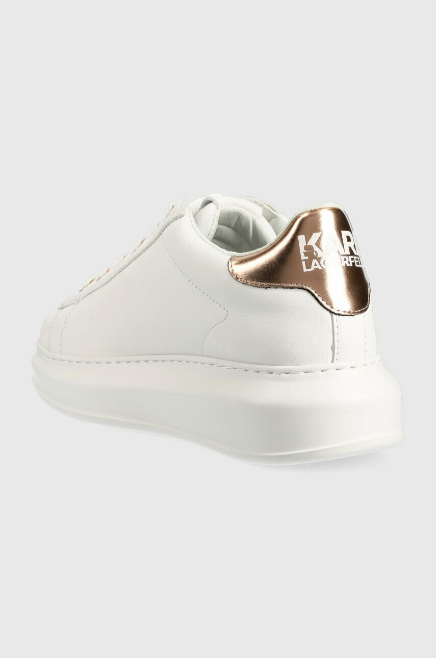 Karl Lagerfeld sneakers din piele KAPRI culoarea alb KL62538 - Pled.ro