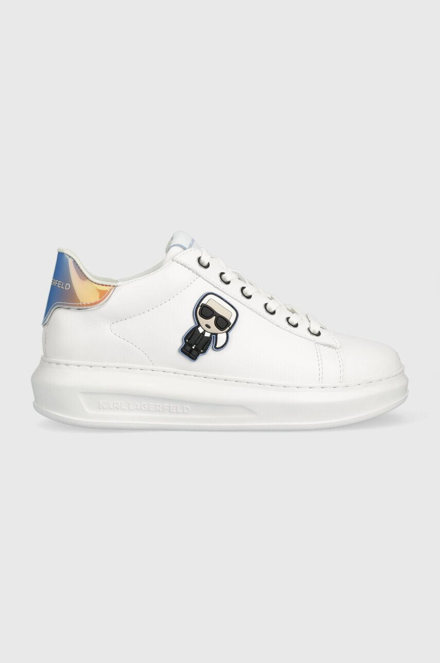 Karl Lagerfeld sneakers din piele KAPRI culoarea alb KL62530G - Pled.ro