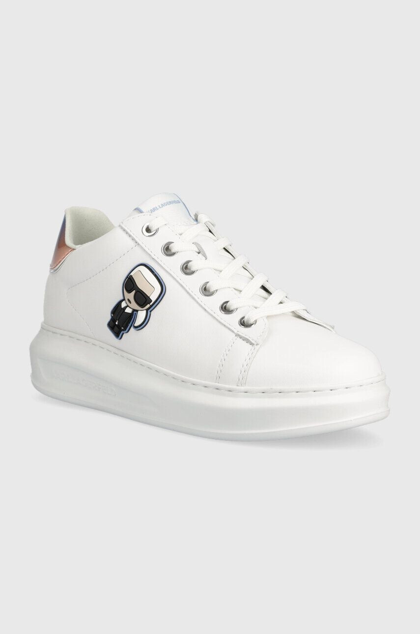 Karl Lagerfeld sneakers din piele KAPRI culoarea alb KL62530G - Pled.ro