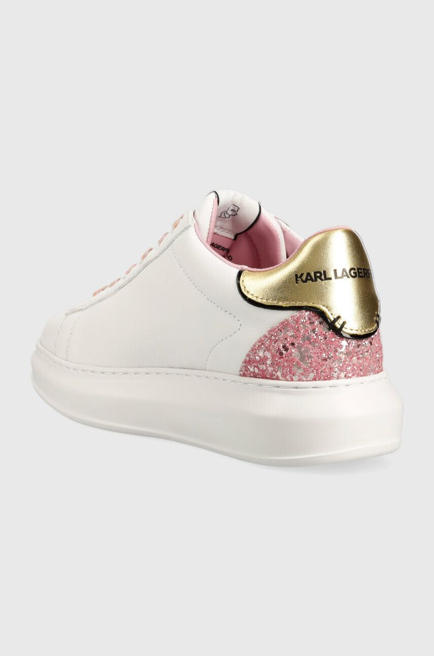 Karl Lagerfeld sneakers din piele KAPRI KC culoarea alb KL62570N - Pled.ro