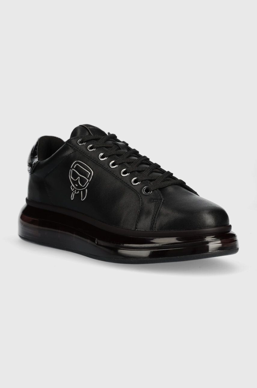 Karl Lagerfeld sneakers din piele Kapri Kushion culoarea negru - Pled.ro