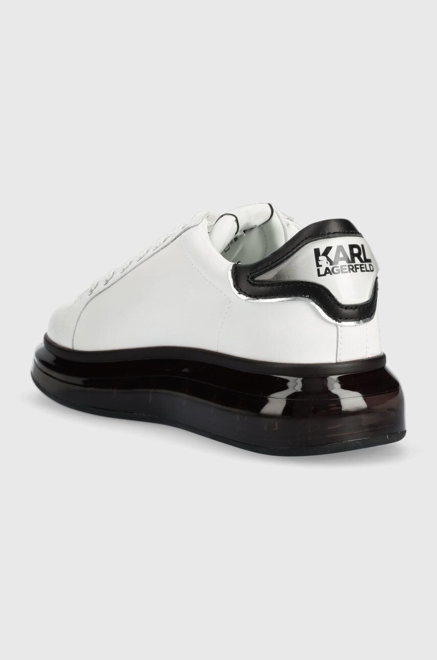 Karl Lagerfeld sneakers din piele Kapri Kushion culoarea alb - Pled.ro