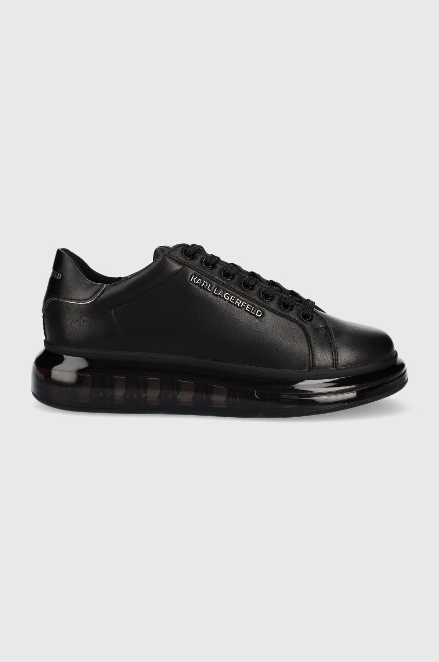 Karl Lagerfeld sneakers din piele Kapri Kushion culoarea negru - Pled.ro