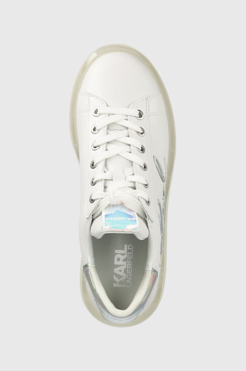 Karl Lagerfeld sneakers din piele Kapri Kushion culoarea alb - Pled.ro