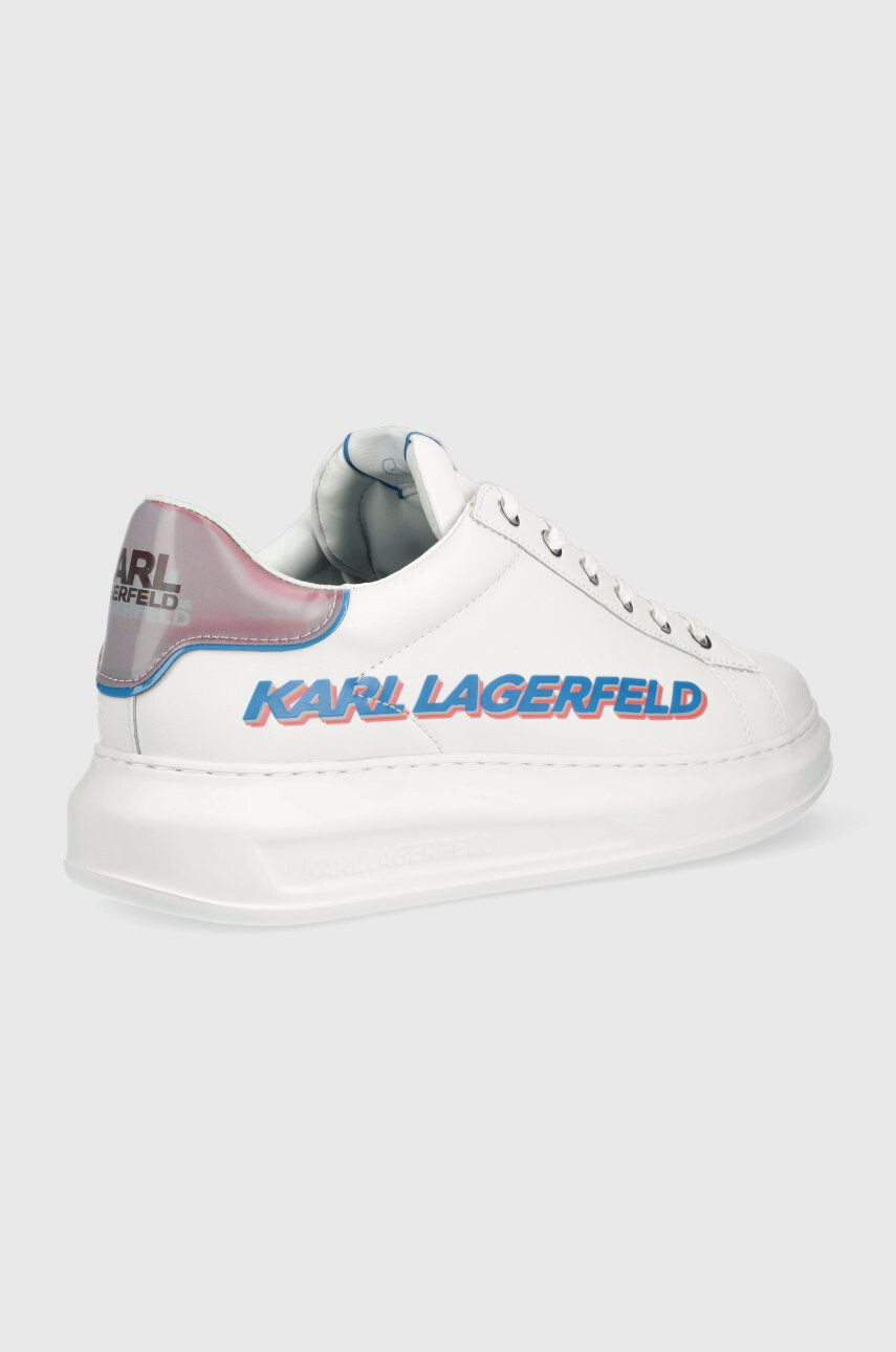 Karl Lagerfeld sneakers din piele Kapri Mens culoarea alb - Pled.ro