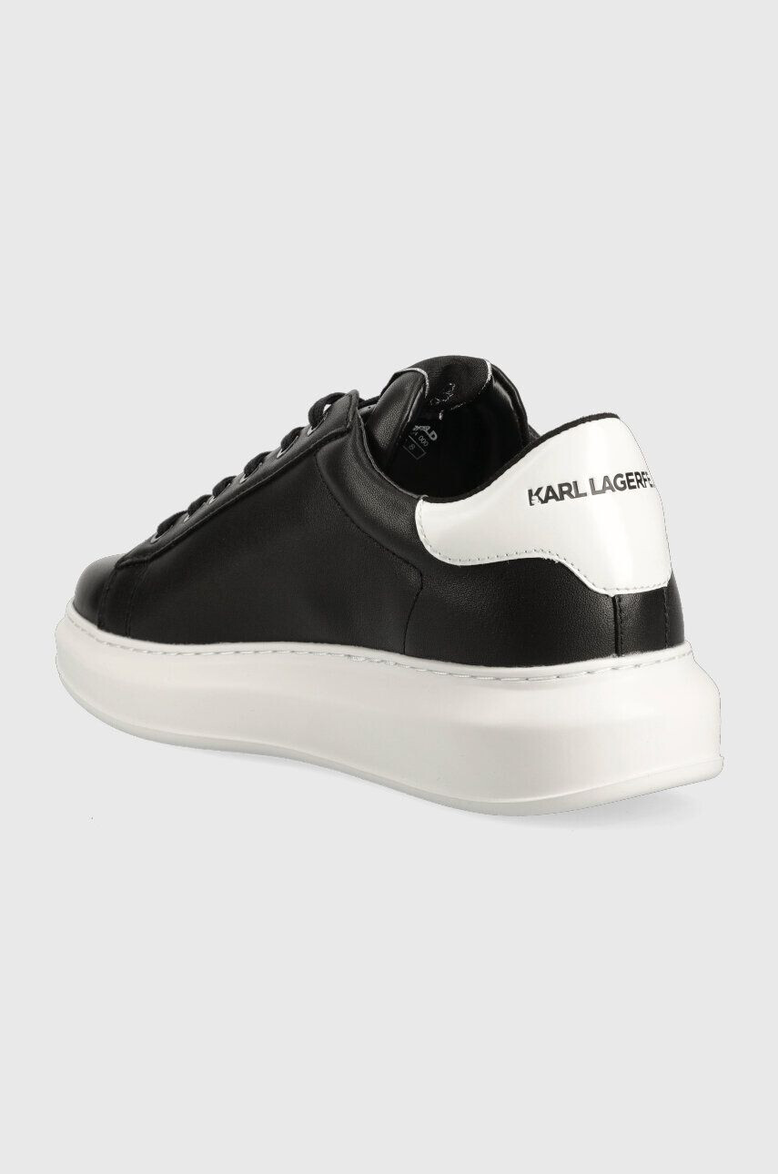 Karl Lagerfeld sneakers din piele KAPRI MENS culoarea negru KL52515A - Pled.ro