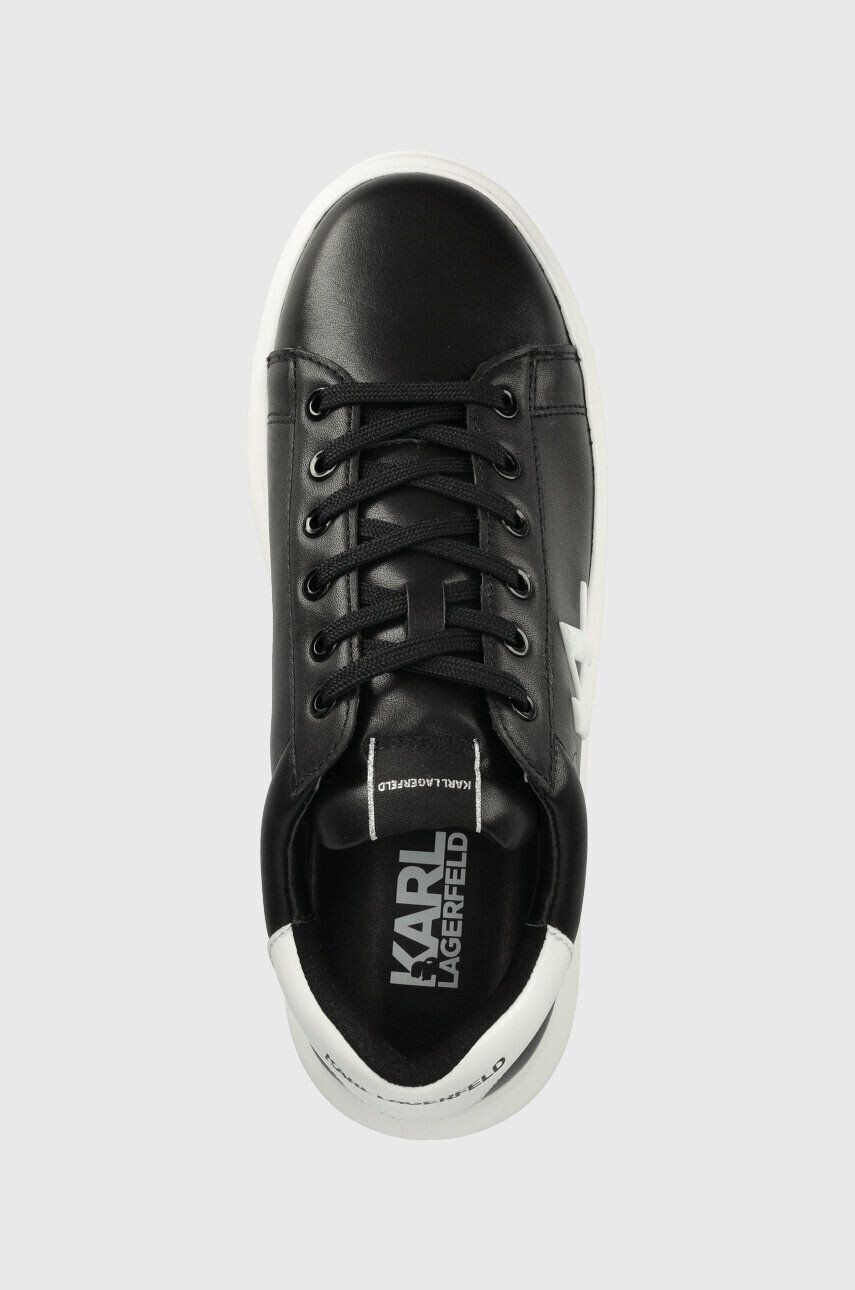 Karl Lagerfeld sneakers din piele KAPRI MENS culoarea negru KL52515A - Pled.ro