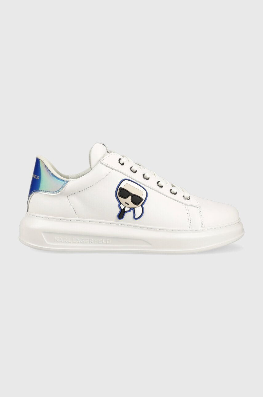 Karl Lagerfeld sneakers din piele KAPRI MENS culoarea alb KL52530G - Pled.ro