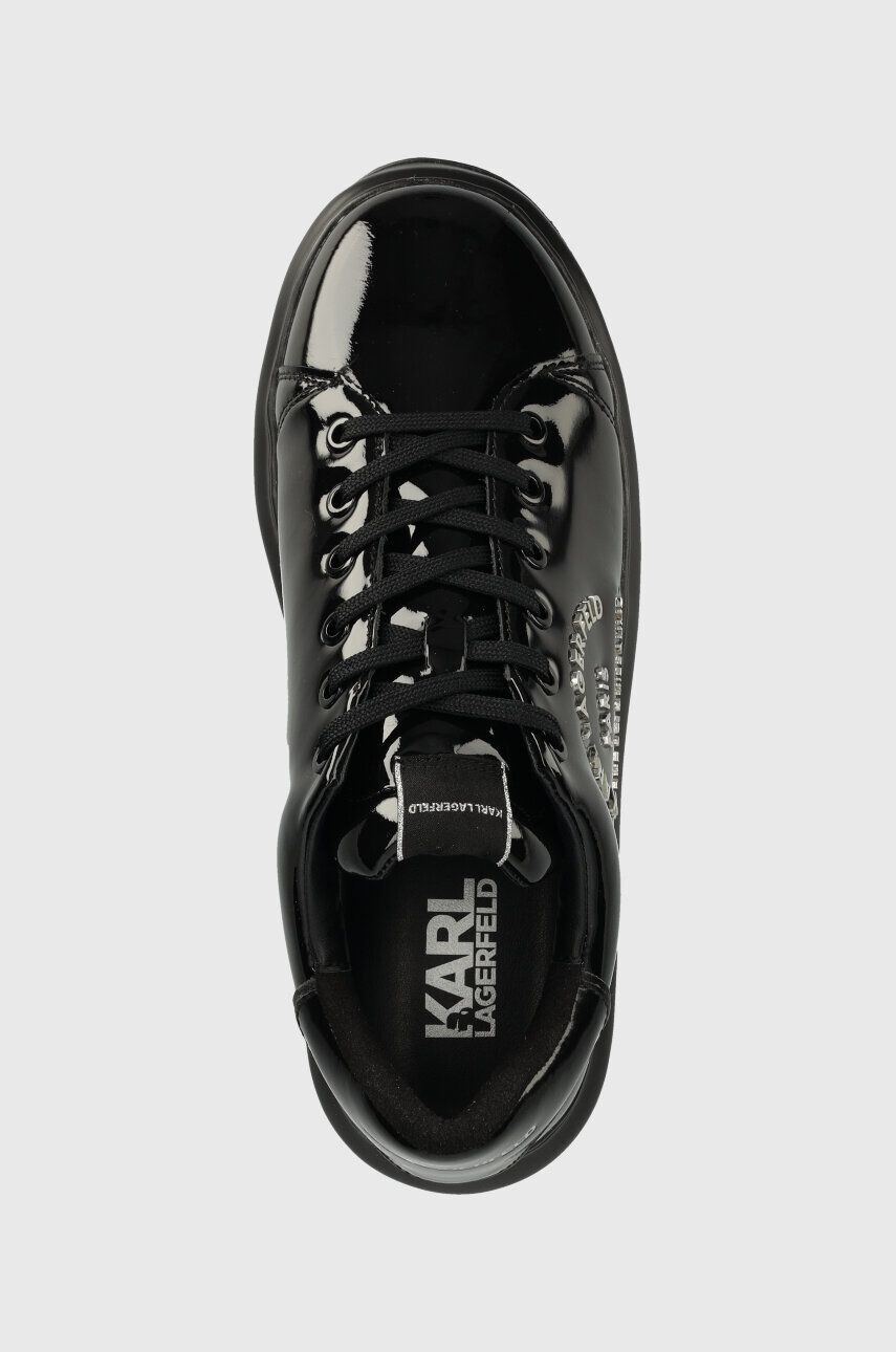 Karl Lagerfeld sneakers din piele KAPRI MENS culoarea negru KL52539S - Pled.ro