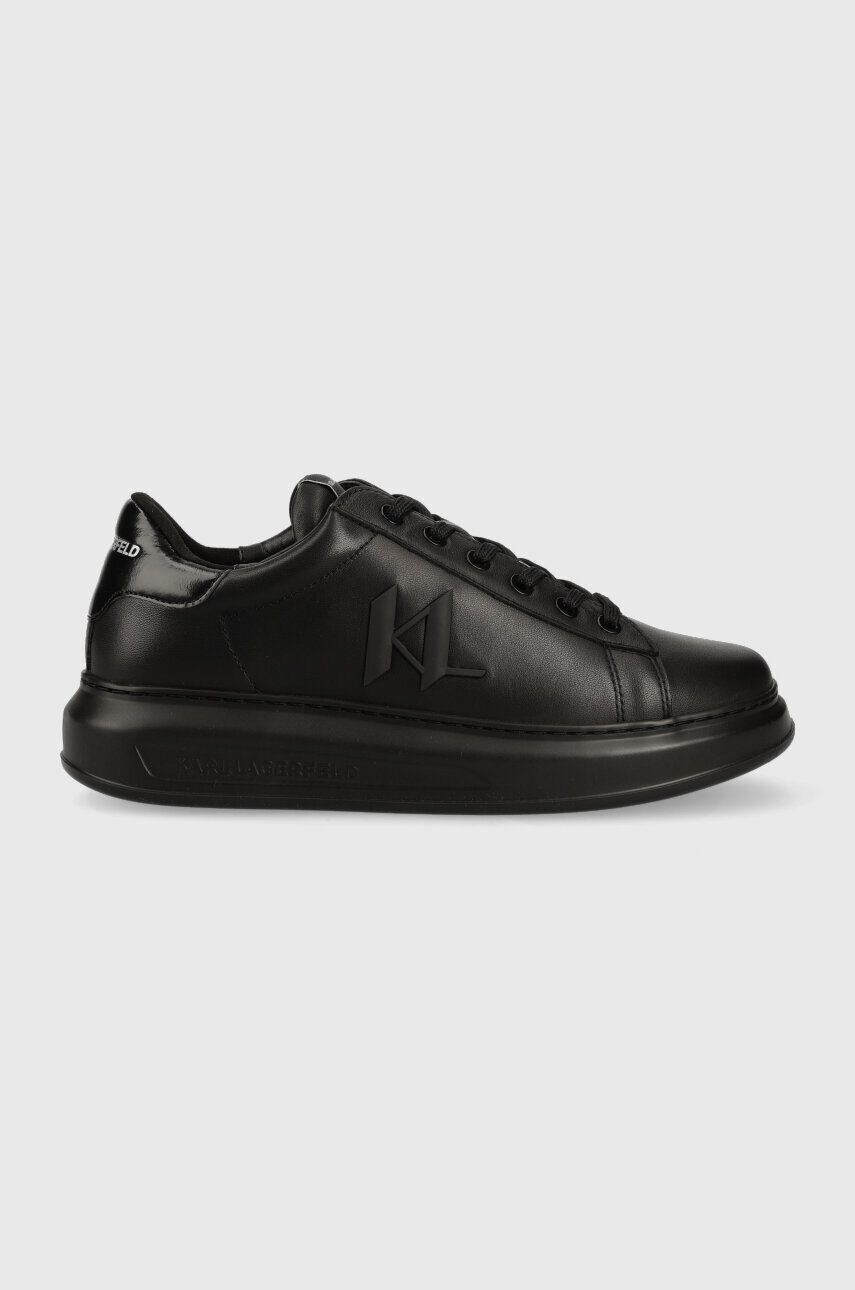 Karl Lagerfeld sneakers din piele KAPRI MENS culoarea negru KL52515A - Pled.ro