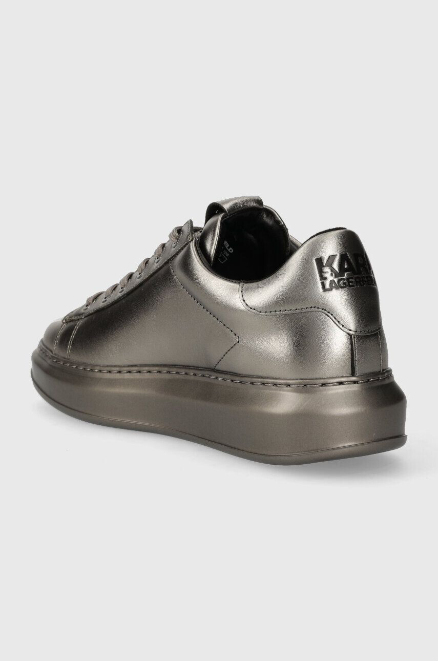 Karl Lagerfeld sneakers din piele KAPRI MENS KC culoarea argintiu KL52530M - Pled.ro