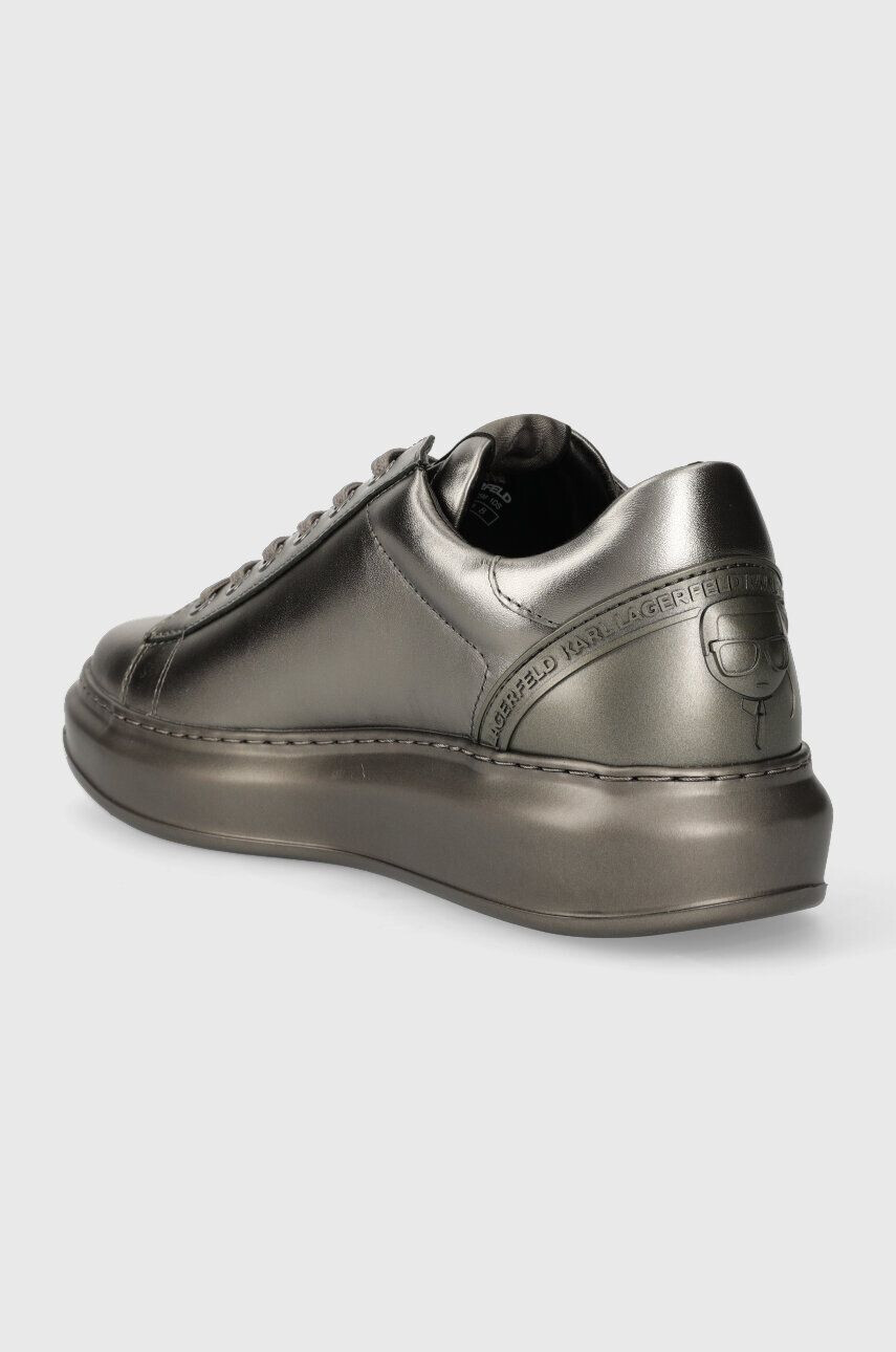 Karl Lagerfeld sneakers din piele KAPRI MENS KC culoarea argintiu KL52575M - Pled.ro