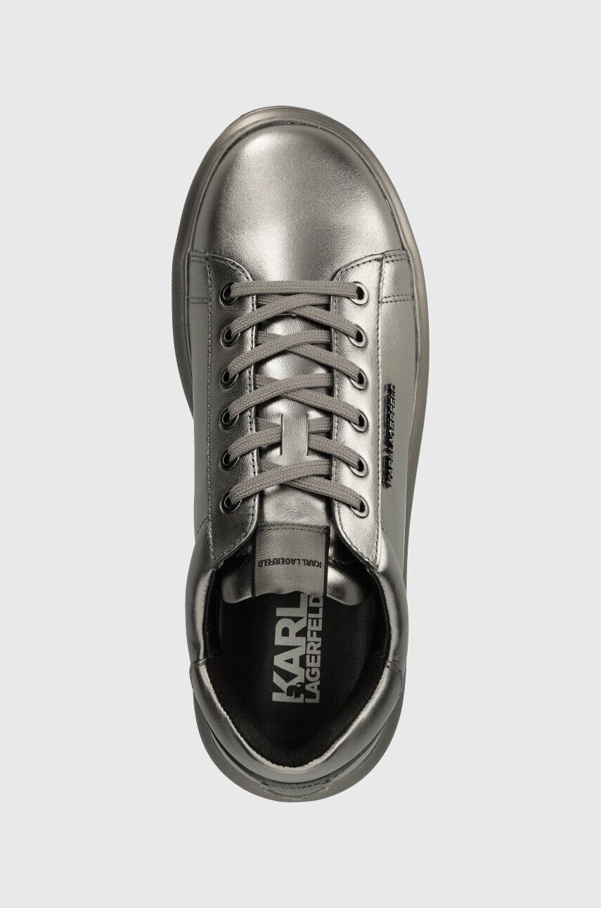 Karl Lagerfeld sneakers din piele KAPRI MENS KC culoarea argintiu KL52575M - Pled.ro