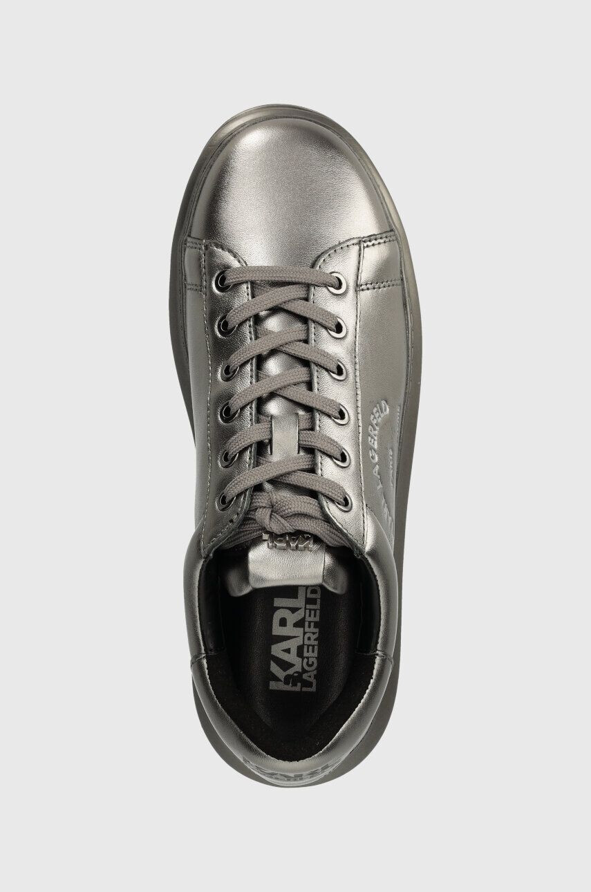 Karl Lagerfeld sneakers din piele KAPRI MENS KC culoarea argintiu KL52538M - Pled.ro