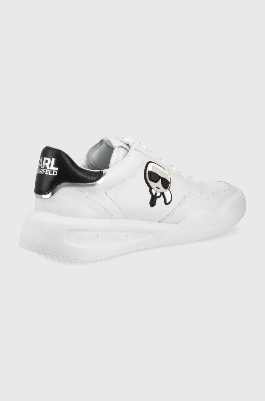 Karl Lagerfeld sneakers din piele KAPRI RUN culoarea alb - Pled.ro