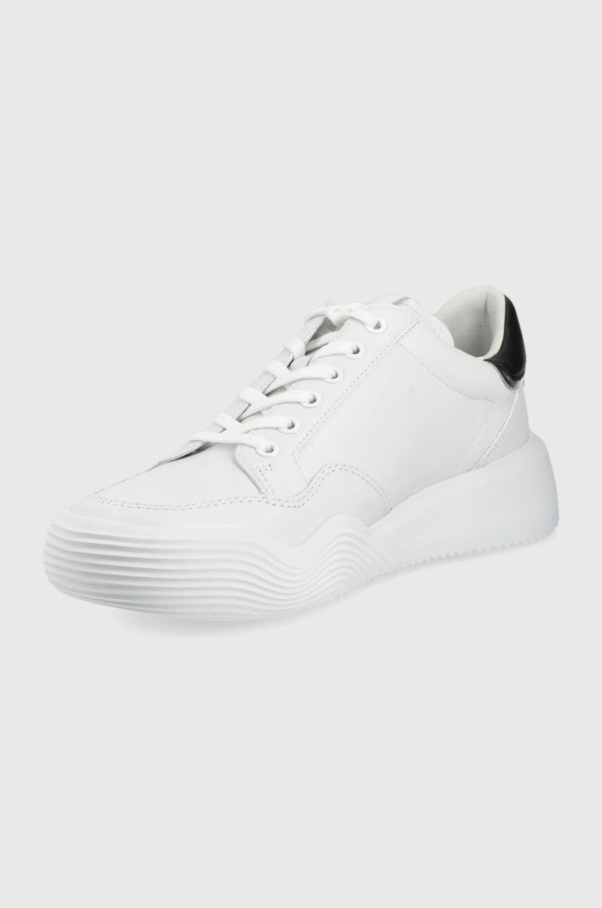 Karl Lagerfeld sneakers din piele KAPRI RUN culoarea alb - Pled.ro