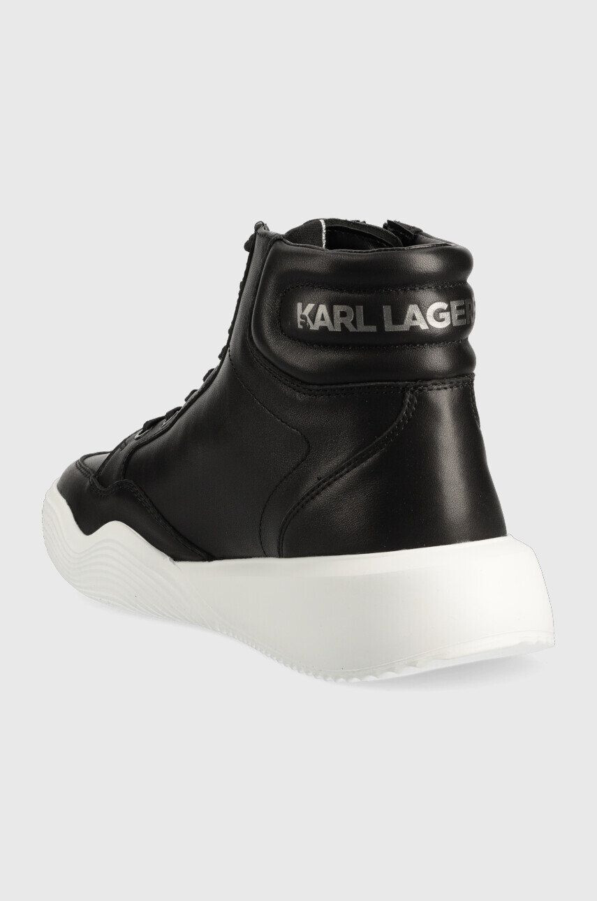 Karl Lagerfeld sneakers din piele Kapri Run culoarea negru - Pled.ro