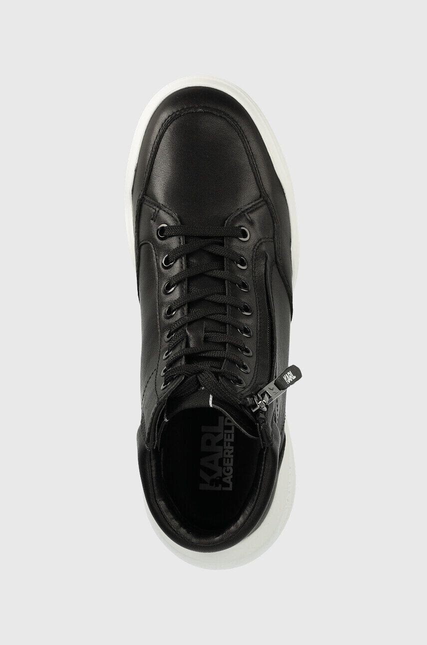 Karl Lagerfeld sneakers din piele Kapri Run culoarea negru - Pled.ro