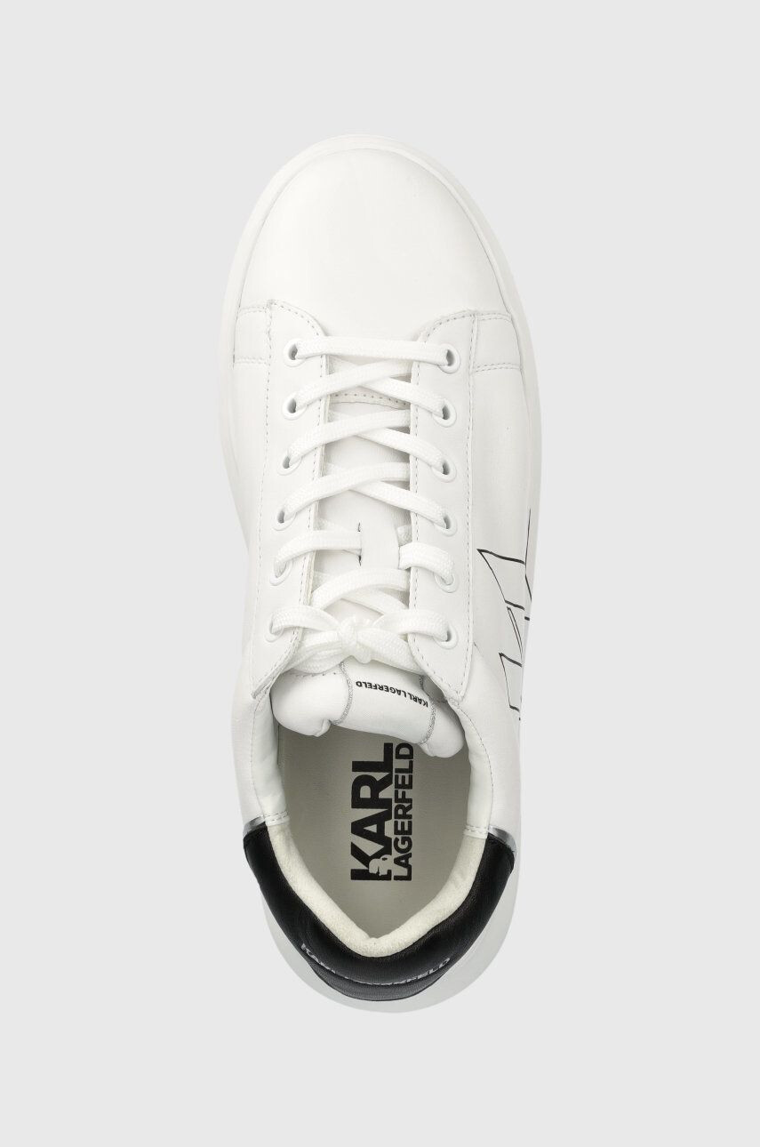 Karl Lagerfeld sneakers din piele KAPRI MENS culoarea alb KL52511 - Pled.ro