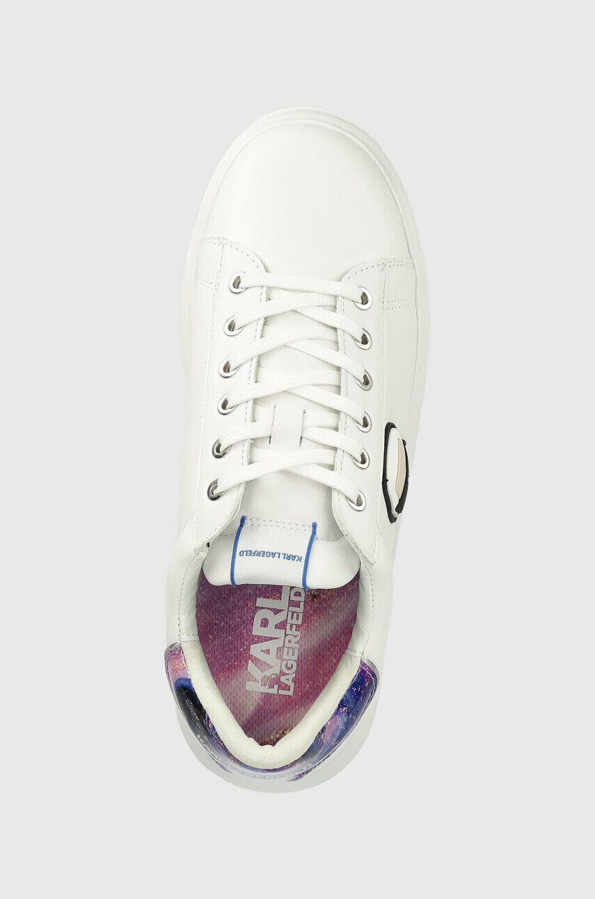 Karl Lagerfeld sneakers din piele KL52533 KAPRI MENS culoarea alb - Pled.ro