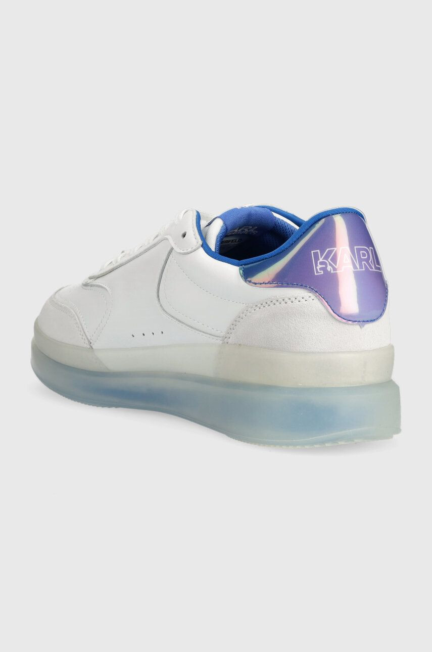 Karl Lagerfeld sneakers din piele Kl53426 Brink culoarea alb - Pled.ro