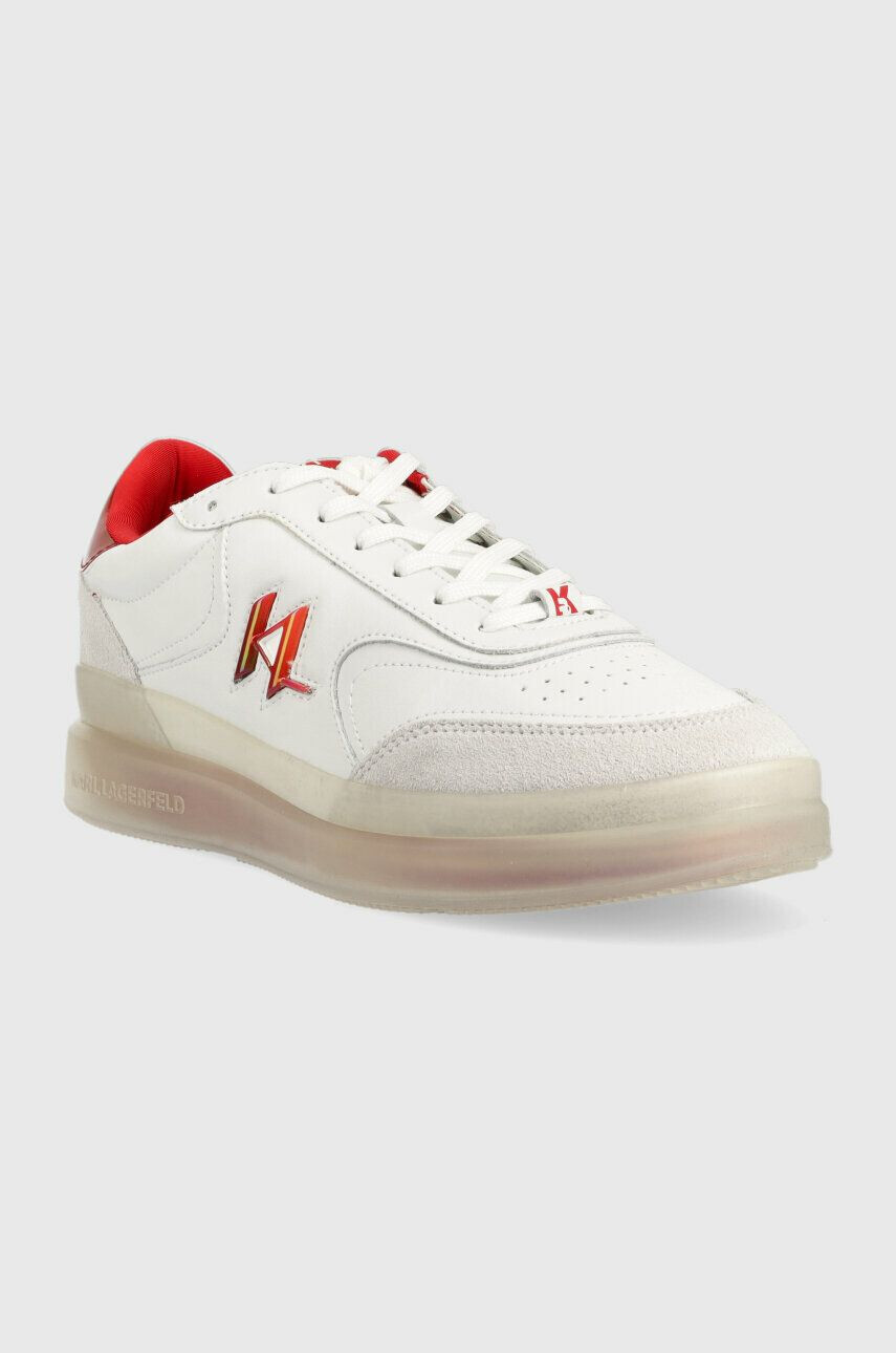 Karl Lagerfeld sneakers din piele BRINK culoarea alb KL53426 - Pled.ro