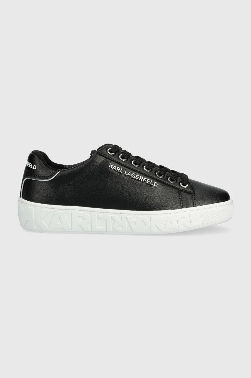 Karl Lagerfeld sneakers din piele KUPSOLE III KC culoarea negru KL61018A - Pled.ro