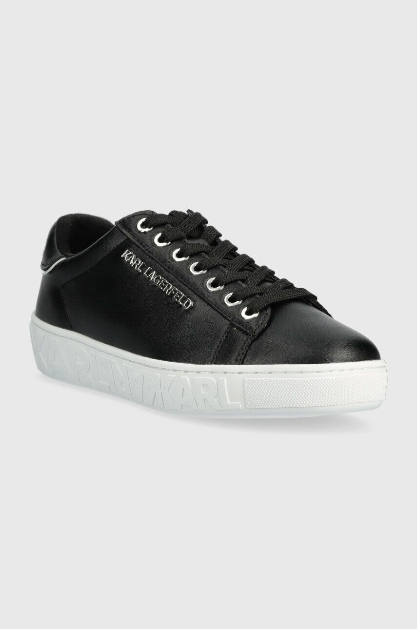 Karl Lagerfeld sneakers din piele KUPSOLE III KC culoarea negru KL61018A - Pled.ro