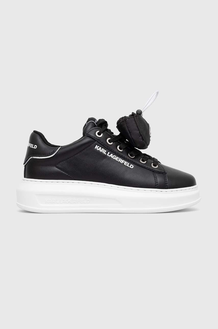 Karl Lagerfeld sneakers din piele KAPRI culoarea negru KL62526A - Pled.ro