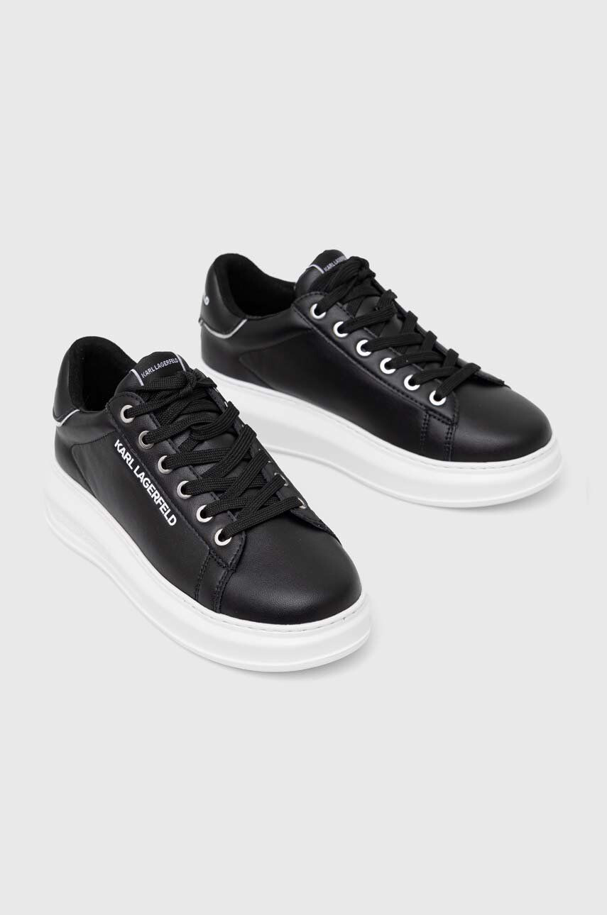 Karl Lagerfeld sneakers din piele KAPRI culoarea negru KL62526A - Pled.ro