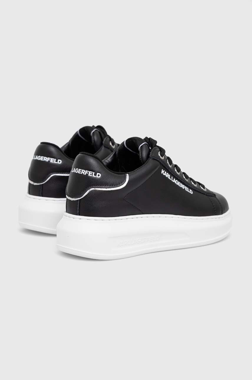 Karl Lagerfeld sneakers din piele KAPRI culoarea negru KL62526A - Pled.ro