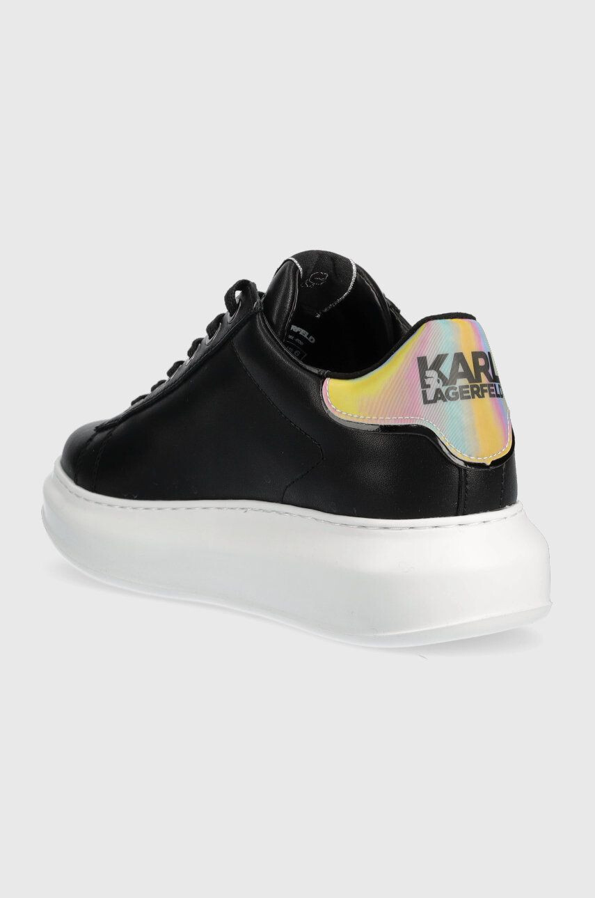 Karl Lagerfeld sneakers din piele KL62538L KAPRI culoarea negru - Pled.ro