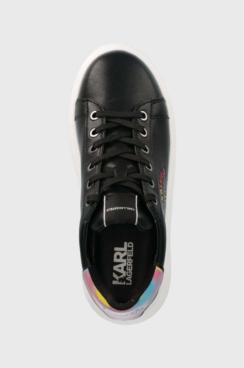 Karl Lagerfeld sneakers din piele KL62538L KAPRI culoarea negru - Pled.ro