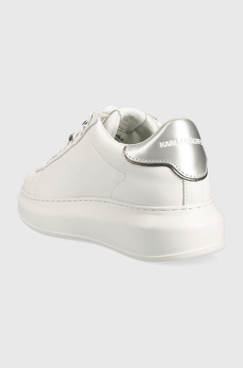 Karl Lagerfeld sneakers din piele KL62576K KAPRI culoarea alb - Pled.ro