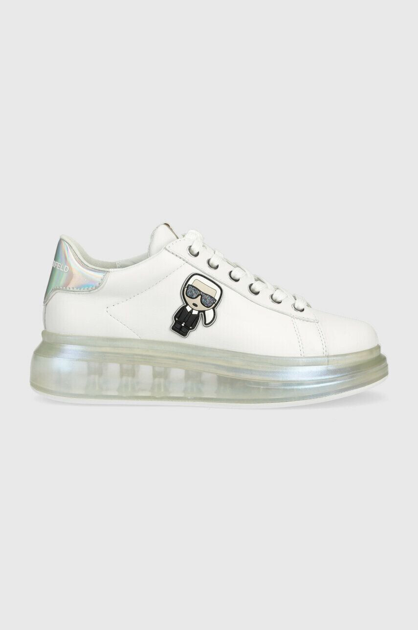 Karl Lagerfeld sneakers din piele KAPRI KUSHION culoarea alb KL62631I - Pled.ro