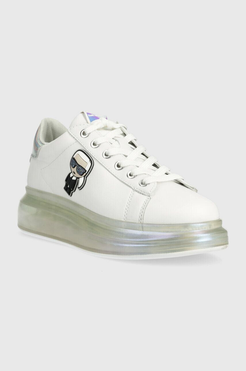 Karl Lagerfeld sneakers din piele KAPRI KUSHION culoarea alb KL62631I - Pled.ro